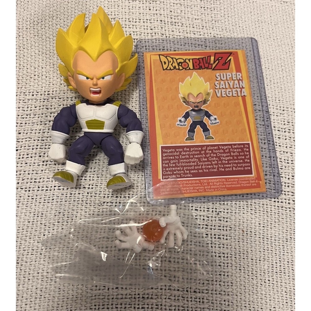 The Loyal Subjects Dragon Ball Z Super Saiyan Vegeta Complete RARE Vinyl‎ Figure